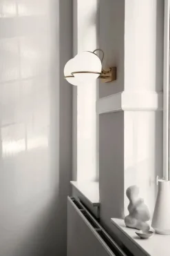 Astep Model 237/2 wall lamp, 14 cm, champagne