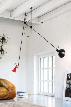 Astep VV Cinquanta pendant, black - red