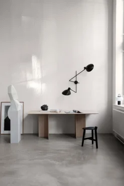 Astep VV Cinquanta Twin wall lamp, black