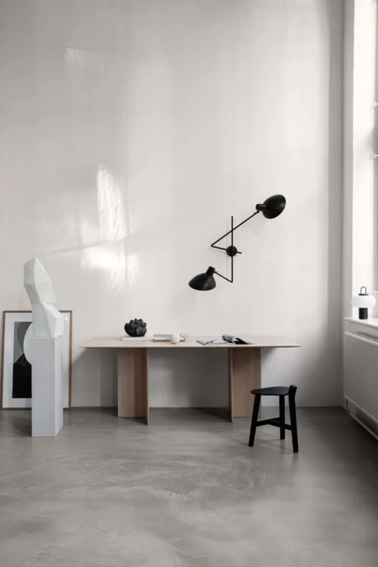 Astep VV Cinquanta Twin wall lamp, black