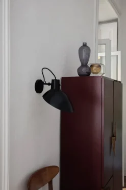 Astep VV Cinquanta wall lamp with switch, black