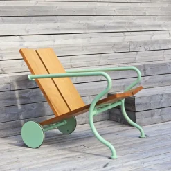 Atelier Sandemar Oona deck chair, pistacchio green