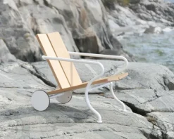 Atelier Sandemar Oona deck chair, white