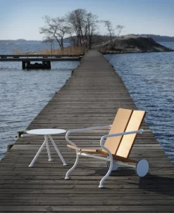 Atelier Sandemar Oona deck chair, white