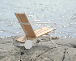 Atelier Sandemar Oona deck chair, white