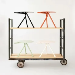 Atelier Sandemar Oona side table, black blue