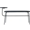 Audo Copenhagen Afteroom bench, black - leather
