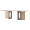 Audo Copenhagen Androgyne lounge table, Kunis Breccia stone
