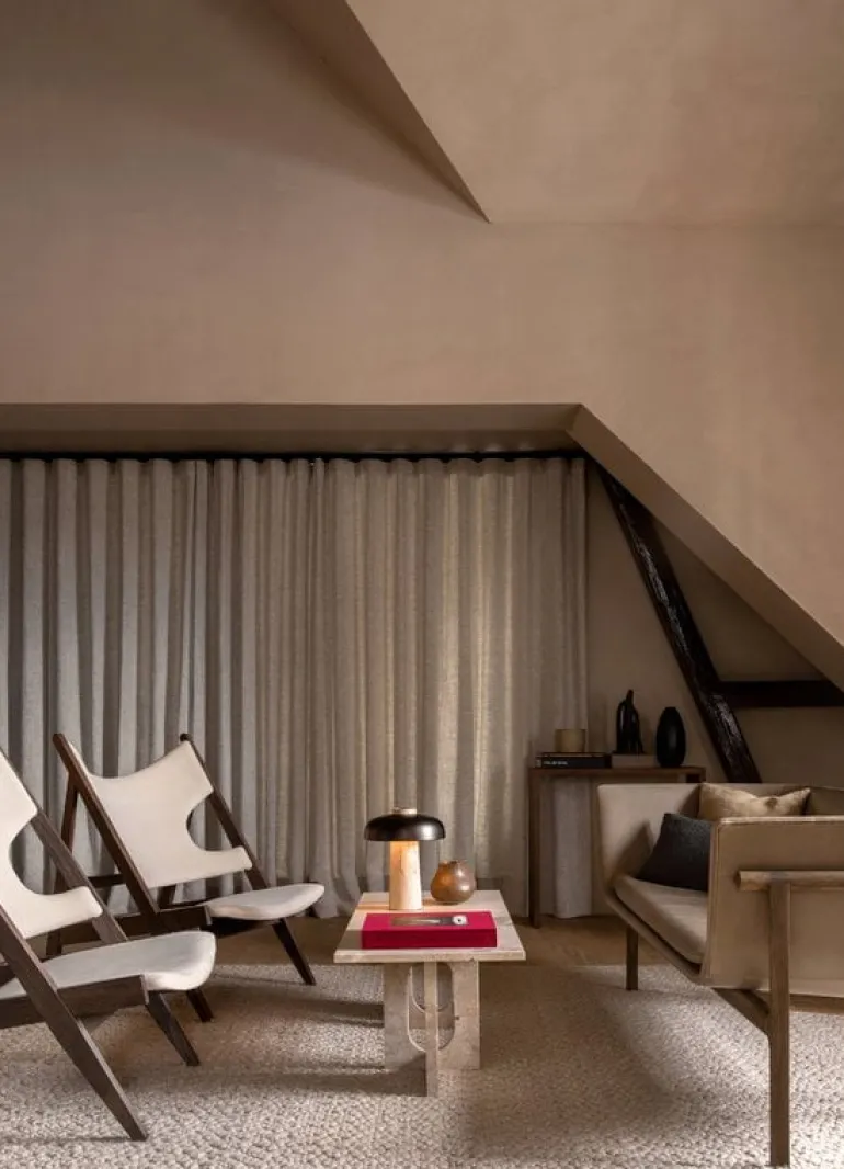 Audo Copenhagen Androgyne lounge table, Kunis Breccia stone