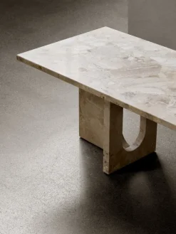 Audo Copenhagen Androgyne lounge table, Kunis Breccia stone