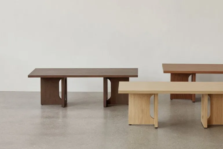 Audo Copenhagen Androgyne lounge table, walnut