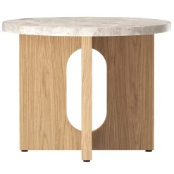 Audo Copenhagen Androgyne side table, 50 cm, oak - Kunis Breccia