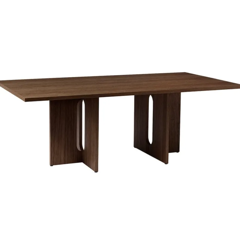 Audo Copenhagen Androgyne dining table, 210 x 100 cm, dark stained oak