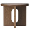 Audo Copenhagen Androgyne side table, 50 cm, dark stained oak