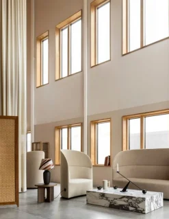 Audo Copenhagen Androgyne side table, 50 cm, dark stained oak