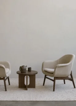 Audo Copenhagen Androgyne side table, 50 cm, dark stained oak