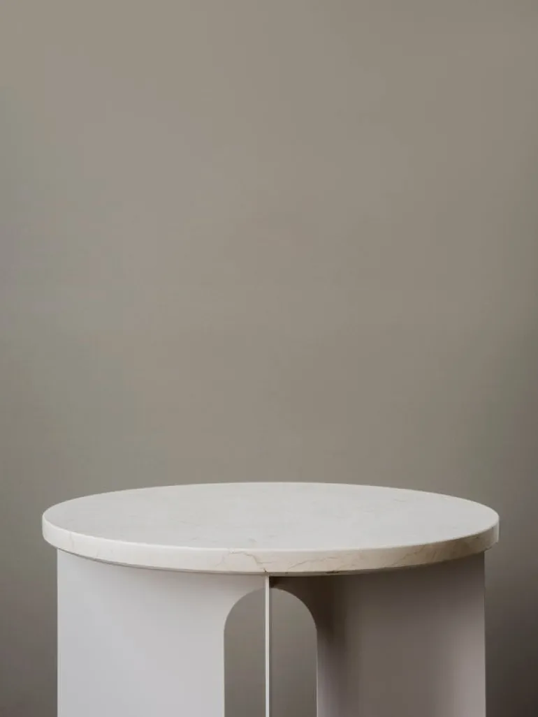 Audo Copenhagen Androgyne side table, 40 cm, white