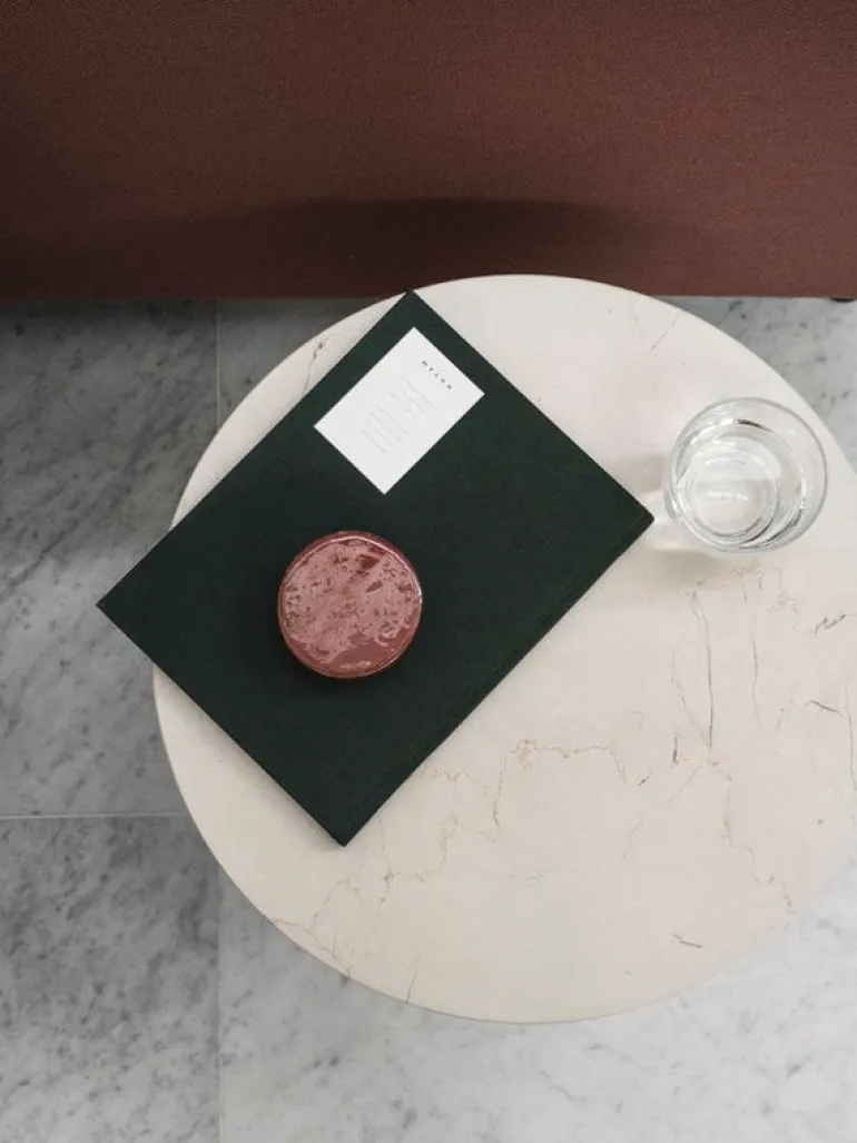 Audo Copenhagen Androgyne side table, 40 cm, white