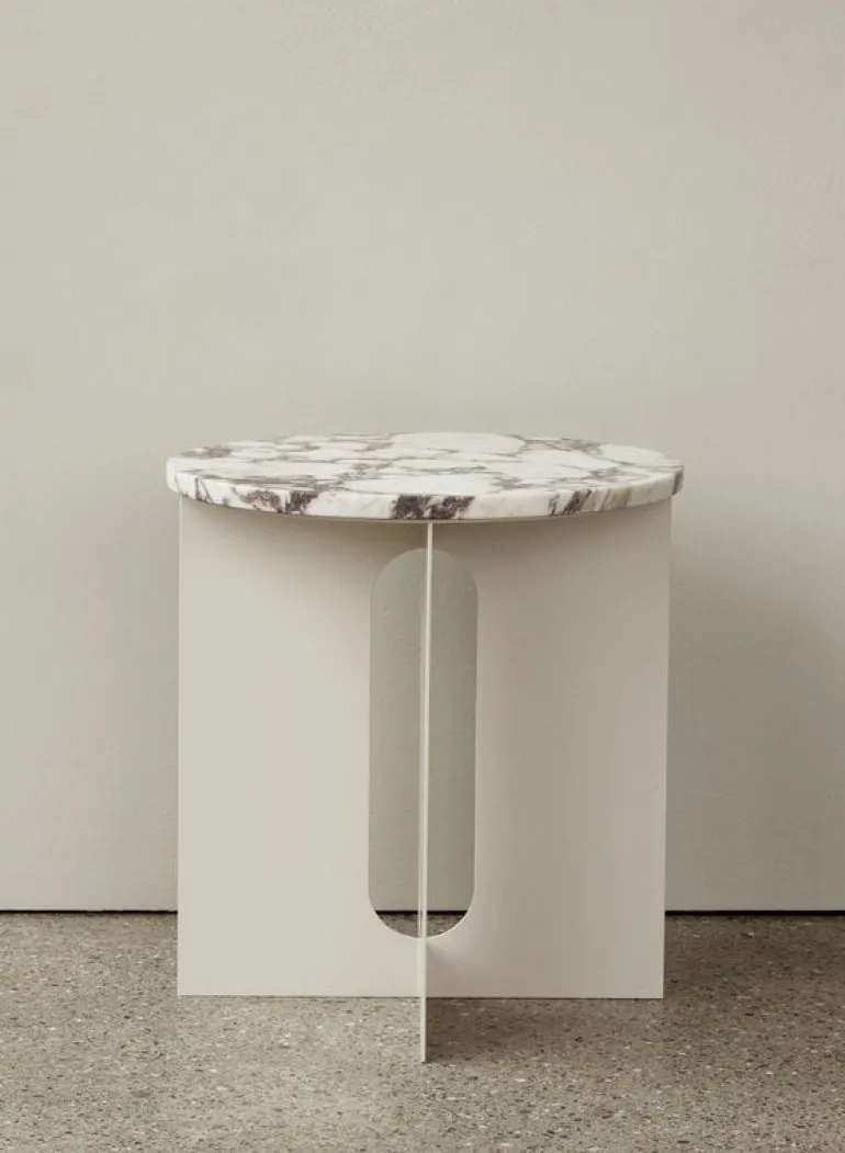 Audo Copenhagen Androgyne side table, 40 cm, white