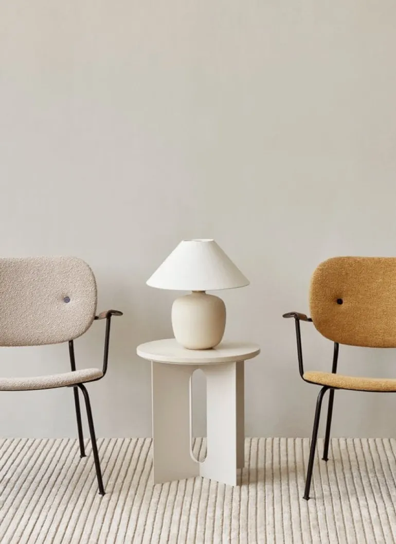 Audo Copenhagen Androgyne side table, 40 cm, white