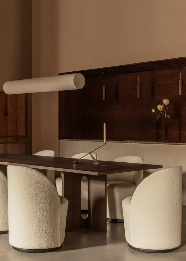 Audo Copenhagen Androgyne lounge table, dark oak