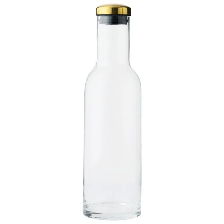 Audo Copenhagen Bottle carafe, 1 L, clear - brass