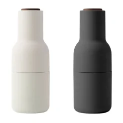 Audo Copenhagen Bottle Grinder 2 pcs, ash - carbon - walnut