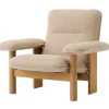Audo Copenhagen Brasilia lounge chair, oak - Bouclé 02