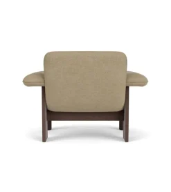 Audo Copenhagen Brasilia lounge chair, low back, dark stained oak - Bouclé 02