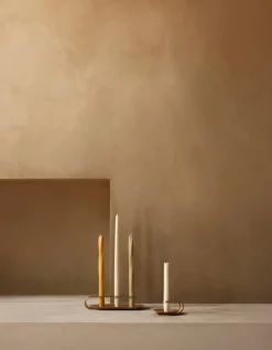 Audo Copenhagen Clip candle holder, 3-arm, brass