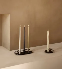 Audo Copenhagen Clip candle holder, 3-arm, black