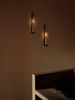 Audo Copenhagen Clip wall candle holder, 20 cm, black