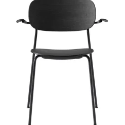 Audo Copenhagen Co Chair with armrests, black oak