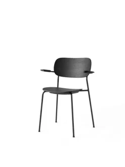 Audo Copenhagen Co Chair with armrests, black oak