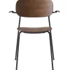 Audo Copenhagen Co Chair with armrests, dark stained oak