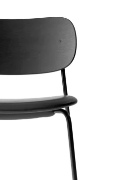 Audo Copenhagen Co Chair, black oak - black leather
