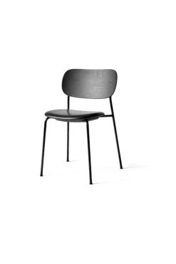 Audo Copenhagen Co Chair, black oak - black leather