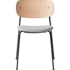 Audo Copenhagen Co Chair, oak - grey fabric