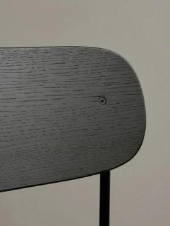 Audo Copenhagen Co counter chair 65,5 cm, black steel - black oak