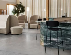 Audo Copenhagen Co counter chair 65,5 cm, black steel - black oak