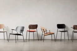 Audo Copenhagen Co Lounge Chair, Dakar 0842 - black oak