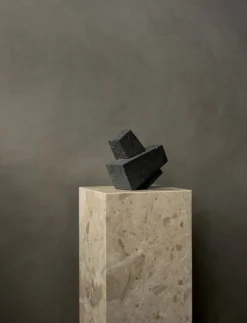 Audo Copenhagen Converge bookends, lava stone