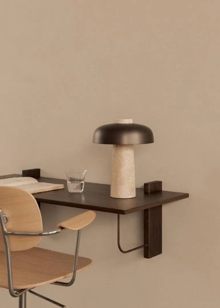 Audo Copenhagen Corbel desk, dark stained oak