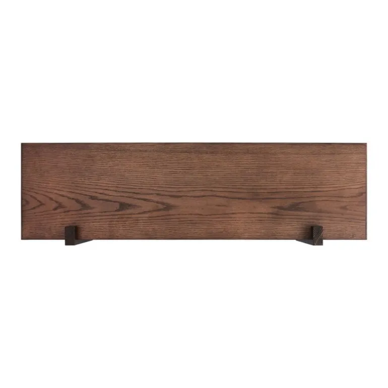 Audo Copenhagen Corbel shelf, large, dark stained oak