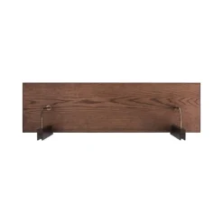 Audo Copenhagen Corbel shelf, large, dark stained oak
