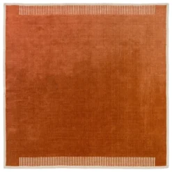Audo Copenhagen Duomo rug, 270 x 270 cm, terracotta red