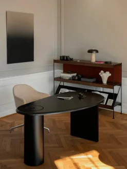 Audo Copenhagen Eclipse desk, dark oiled oak