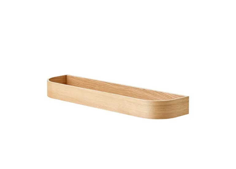 Audo Copenhagen Epoch shelf 79, oak - fog