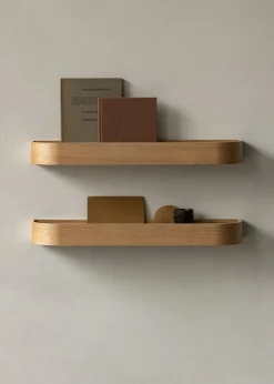 Audo Copenhagen Epoch shelf 79, oak - fog