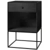 Audo Copenhagen Frame 49 sideboard with 1 drawer, black stained ash